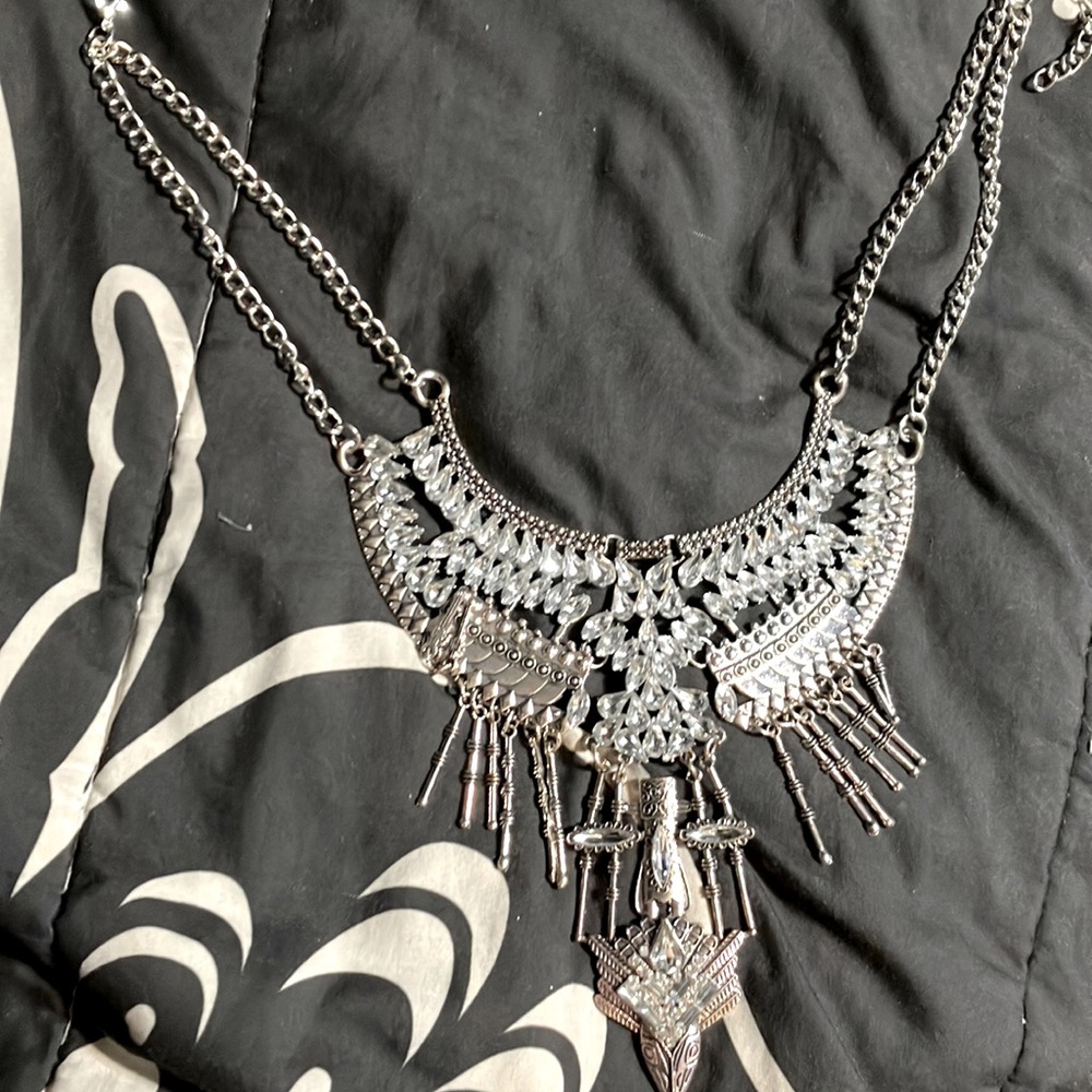 Costume diamond necklace